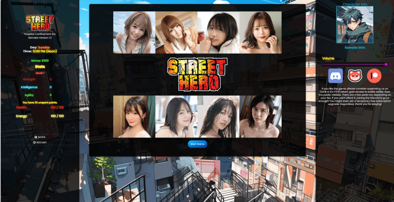 街头英雄重制 Street Hero Remake v1.3浏览器翻译【1.7G】-小白的ACG游戏库